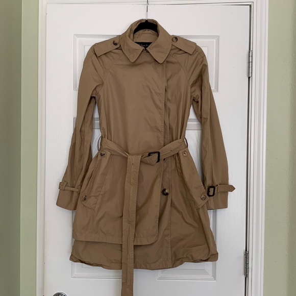 All Saints Tan Trench Coat - Picture 1 of 13